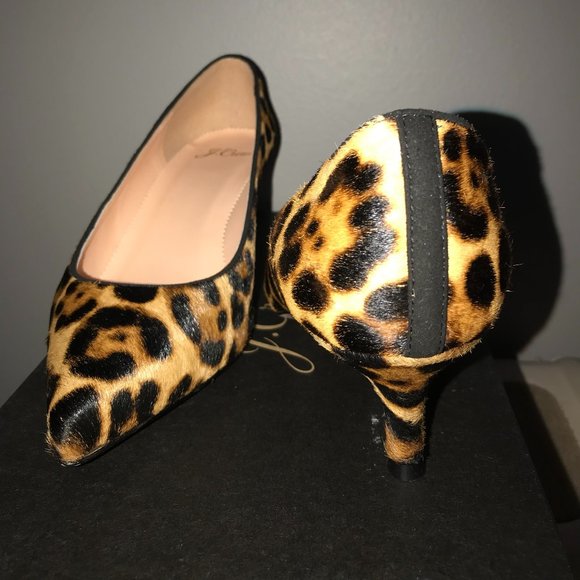 J. Crew Shoes - J. Crew Leopard Calf Hair Pumps II Size 7.5 II NWT